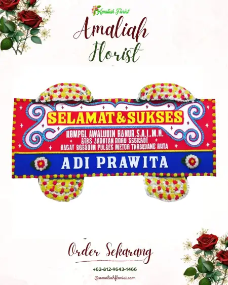 Papan Bunga Ucapan Selamat Maitara Tengah